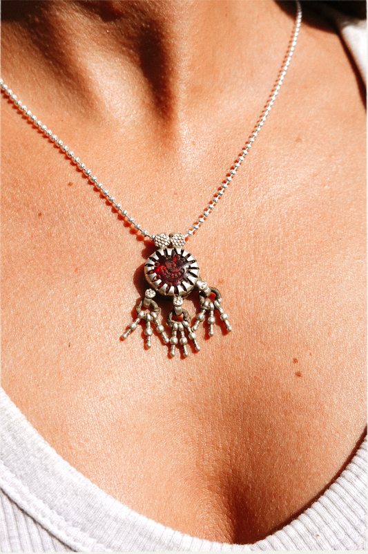 N213 - Vintage North Indian Muslim ornament Necklace
