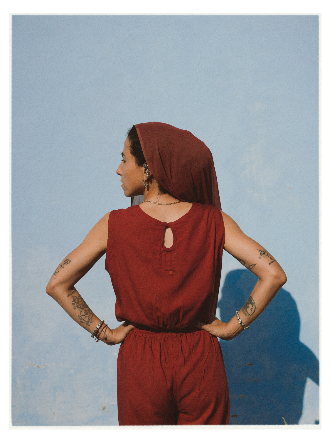 W8 – Knot Top & Palazzo Set | Rayon Tie-Front and Wide-Leg Pants Hand Embroidery