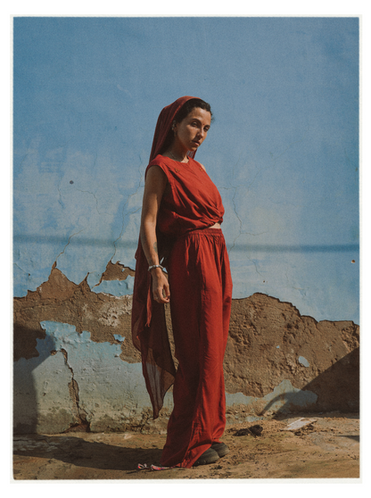 W8 – Knot Top & Palazzo Set | Rayon Tie-Front and Wide-Leg Pants Hand Embroidery