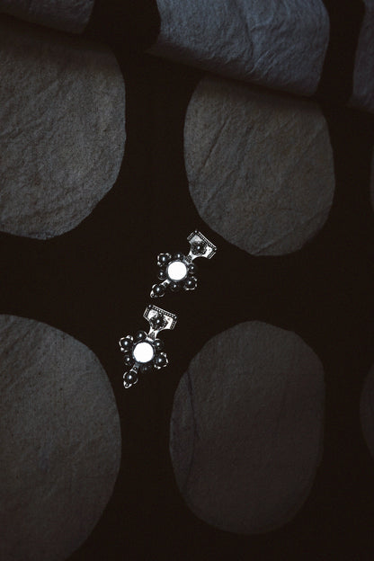 N215 - Berber-Inspired Cross Earrings