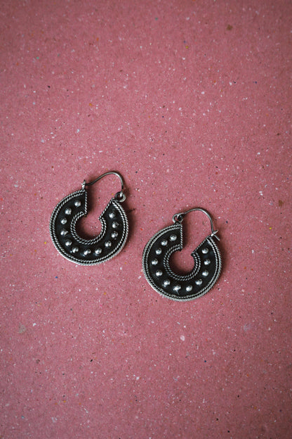 N237– Maru Handmade  Silver Earrings