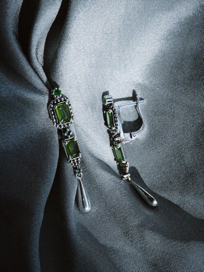 N232- Maharani 925 Silver  Earrings