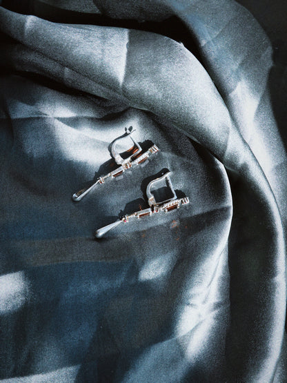 N232- Maharani 925 Silver  Earrings