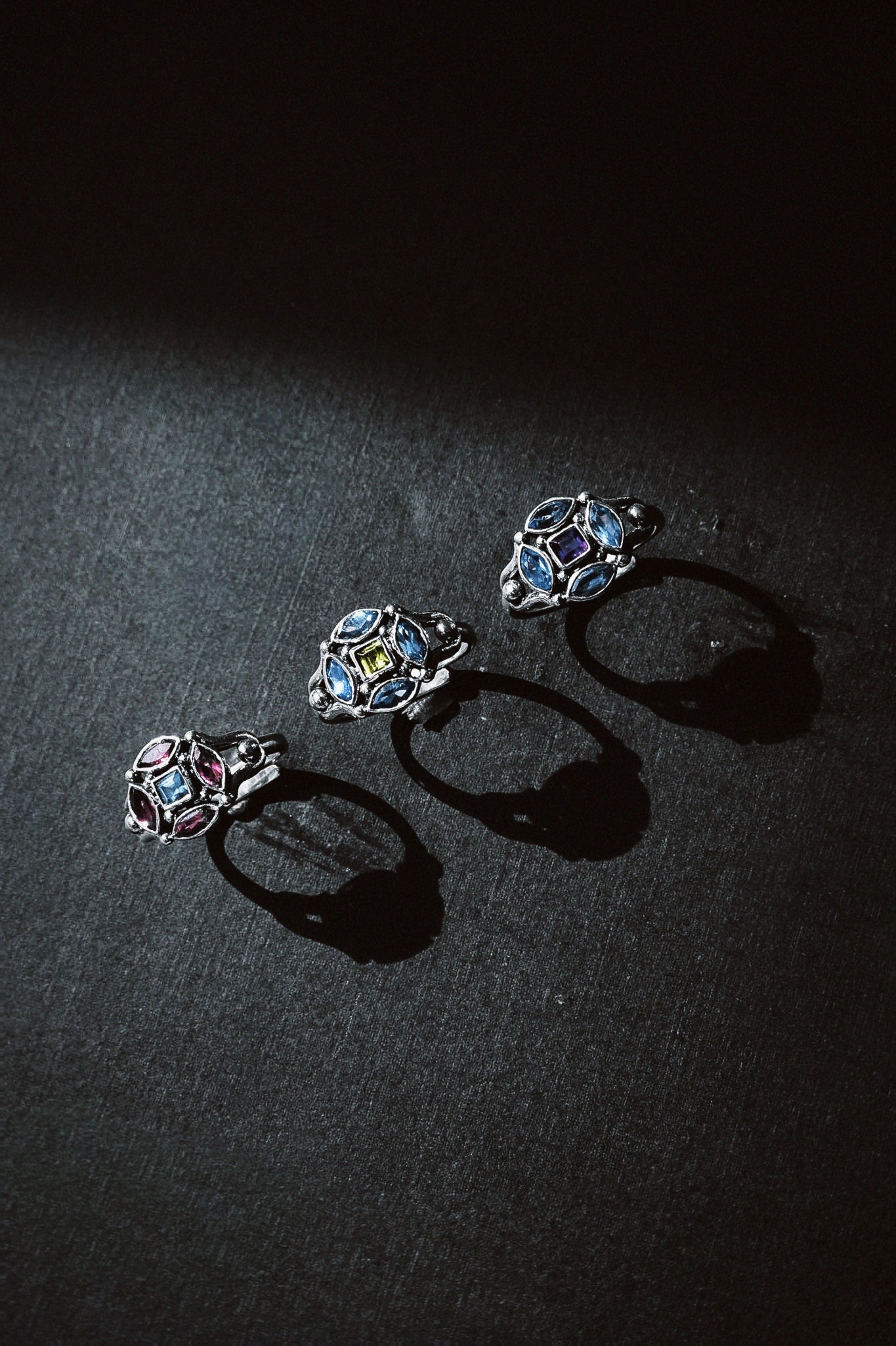 N235- Ziya Rani 925 Silver Ring