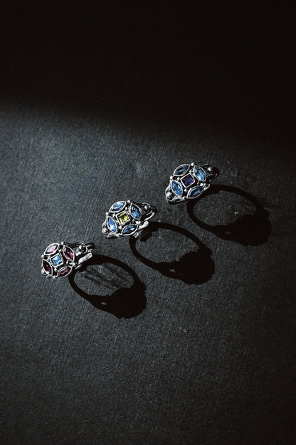 N235- Ziya Rani 925 Silver Ring