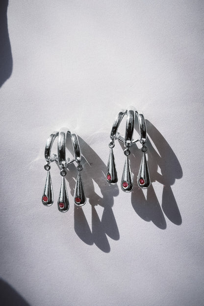 N227 – Triple Drop Earrings