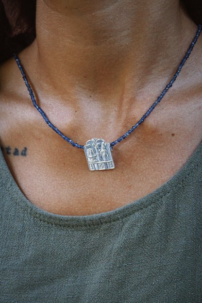 N247 – South Indian Thali Handmade 925 Silver Pendant