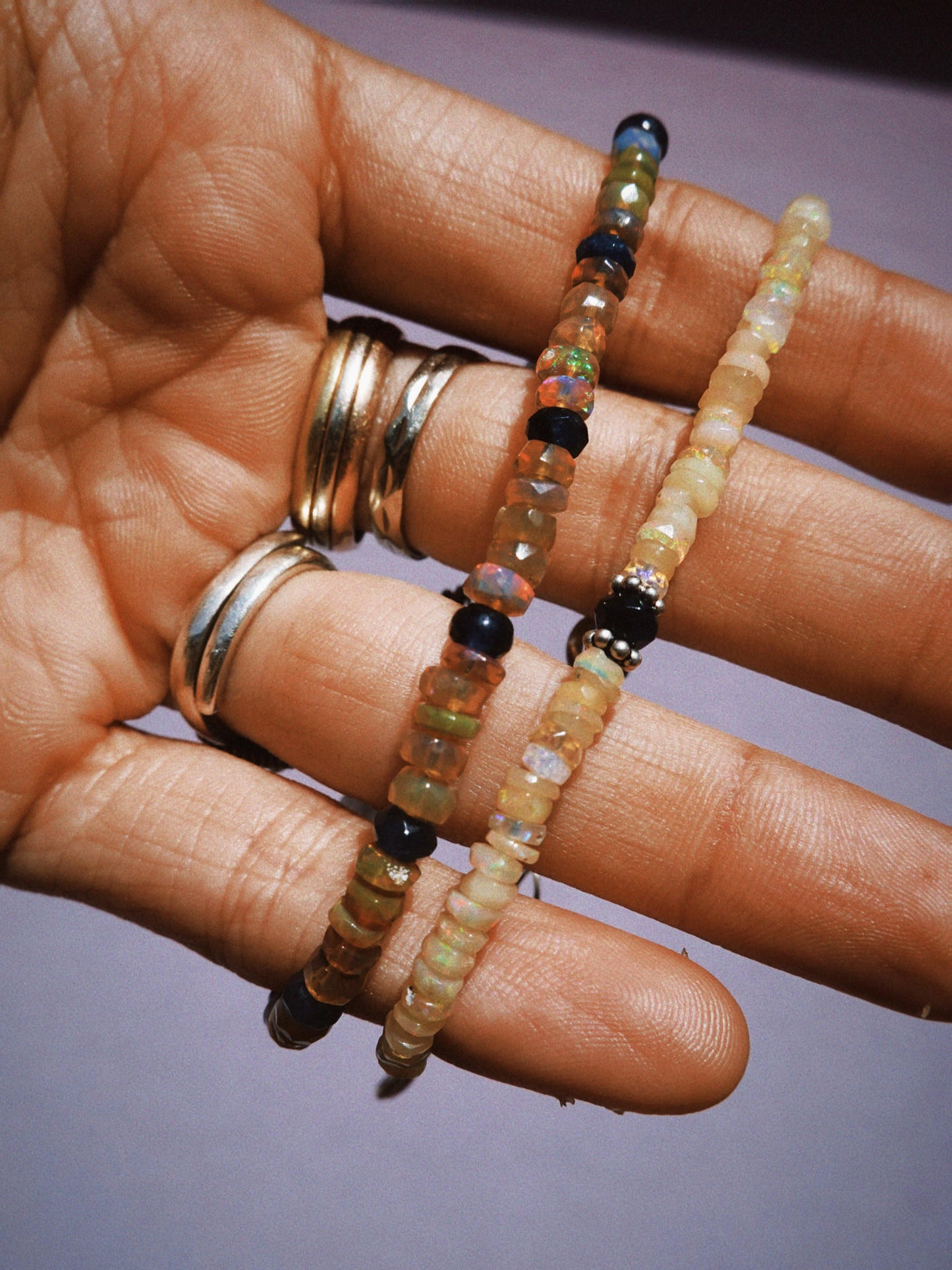 N251- Natural stones Bracelets And Silver 925