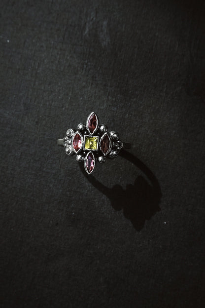 N235- Meher Rani 925 Silver Ring