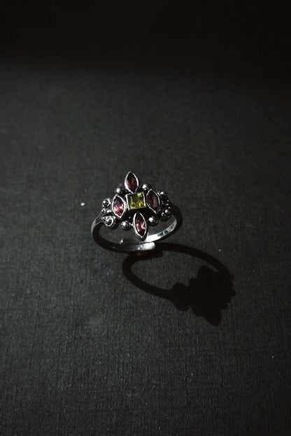 N235- Meher Rani 925 Silver Ring