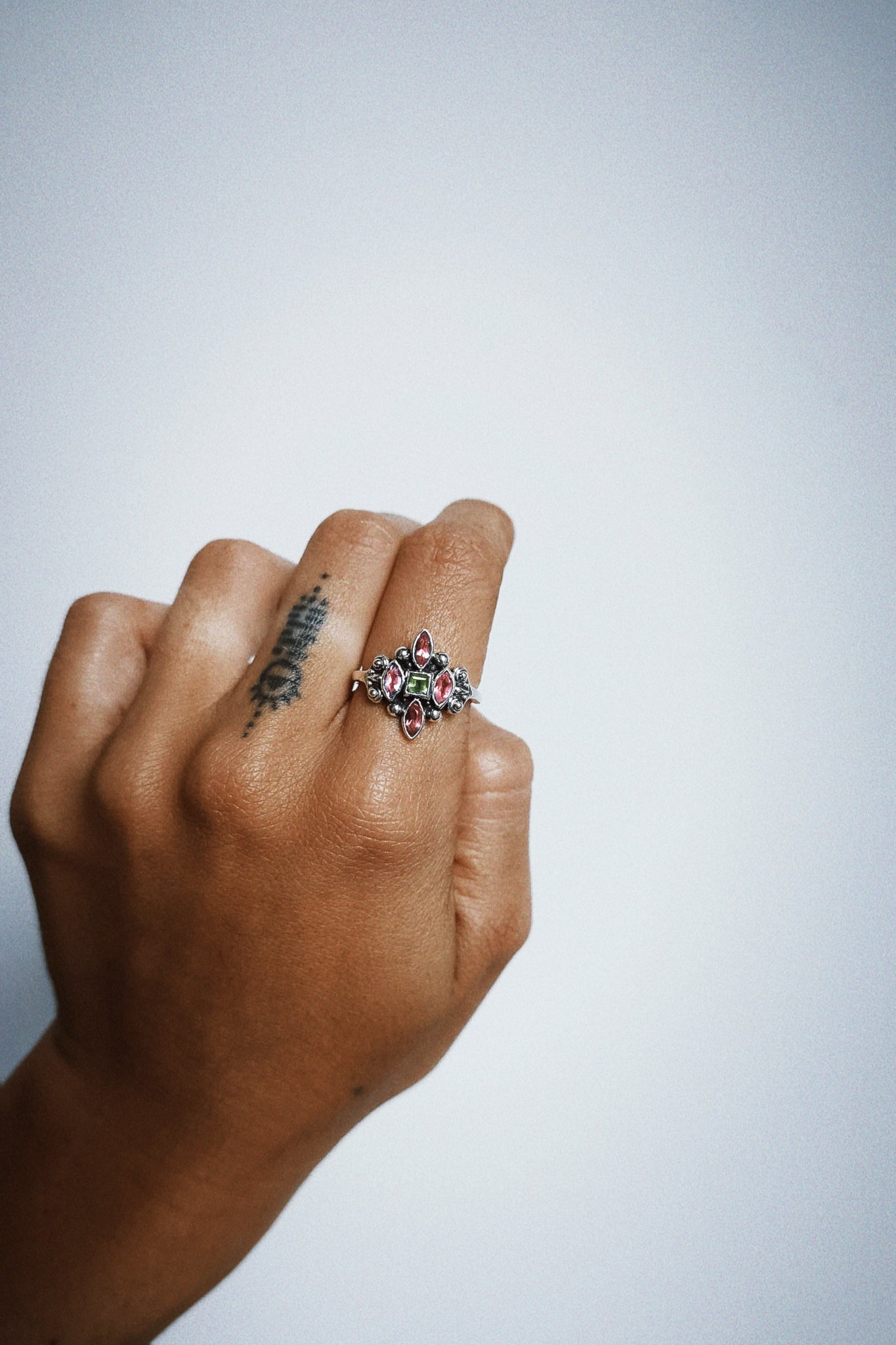 N235- Meher Rani 925 Silver Ring