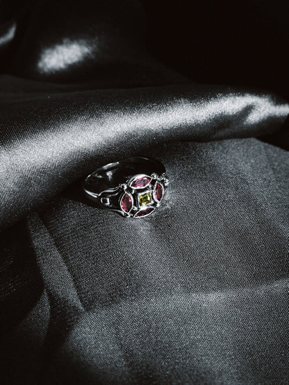 N235- Ziya Rani 925 Silver Ring