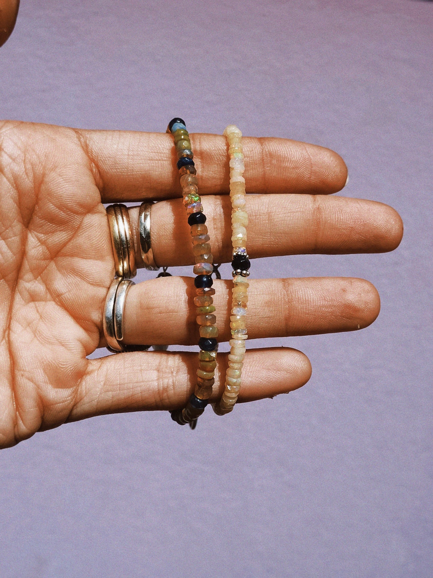 N251- Natural stones Bracelets And Silver 925