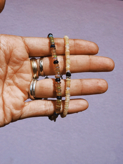 N251- Natural stones Bracelets And Silver 925