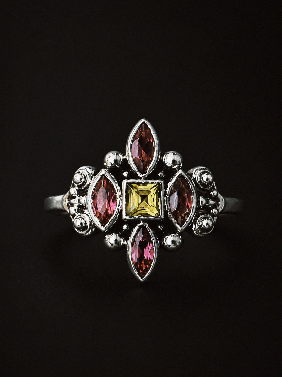 N235- Meher Rani 925 Silver Ring