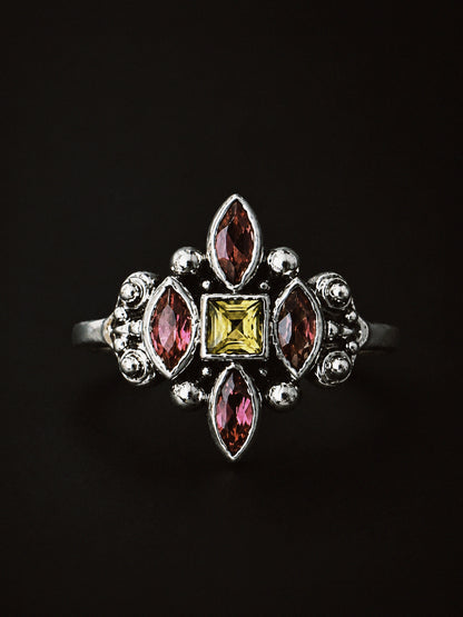 N235- Meher Rani 925 Silver Ring