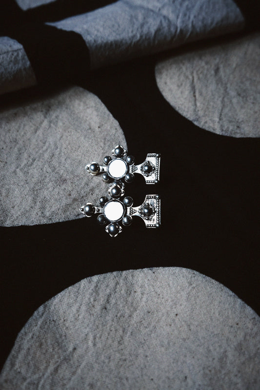 N215 - Berber-Inspired Cross Earrings  PREORDER