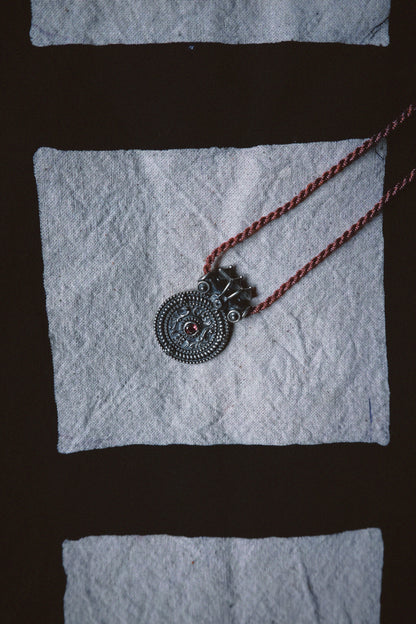N219 -Mangal Necklace with Pink Tourmaline PREORDER