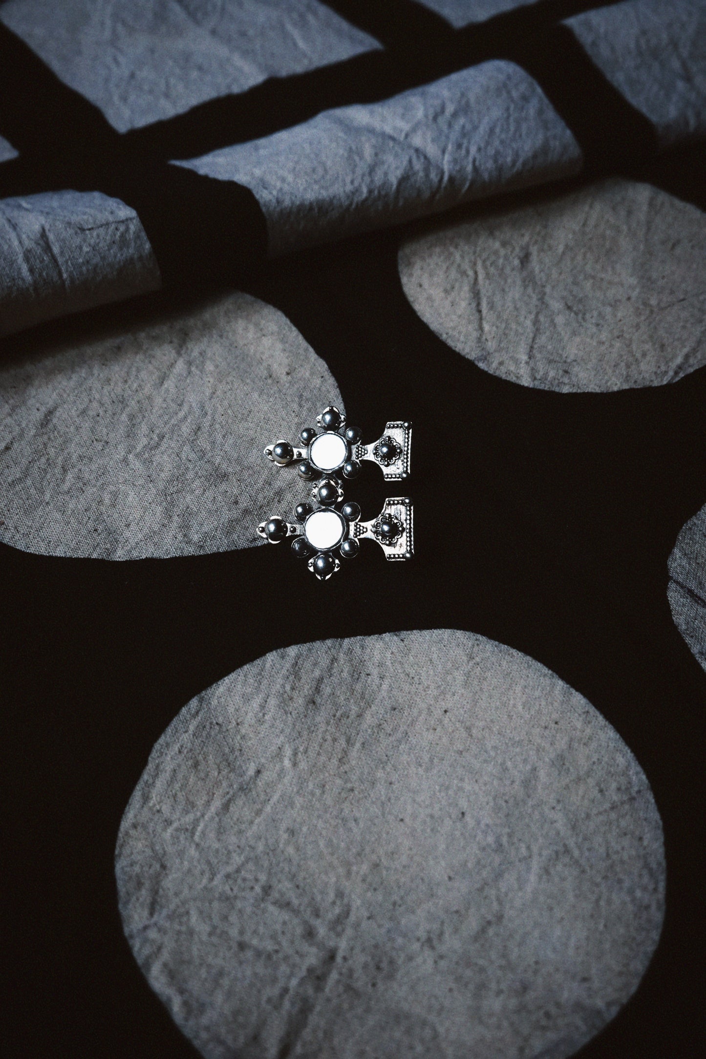 N215 - Berber-Inspired Cross Earrings