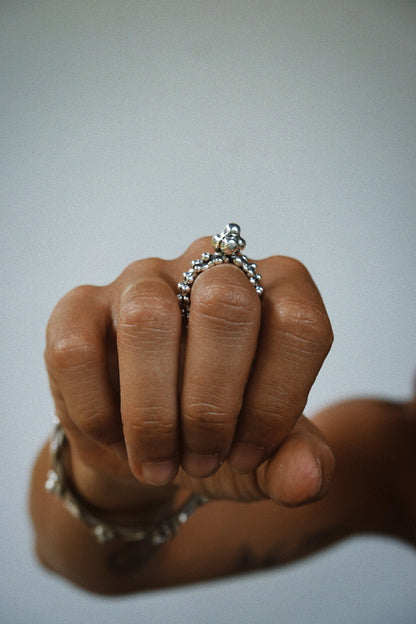 N242 – Bubble Handmade 925 Silver Ring