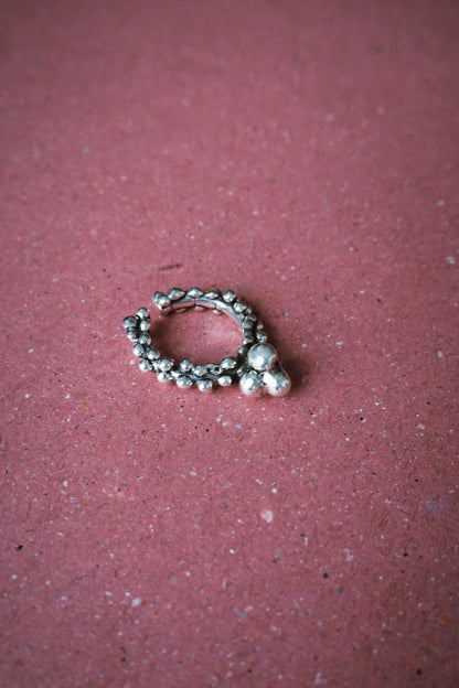 N242 – Bubble Handmade 925 Silver Ring