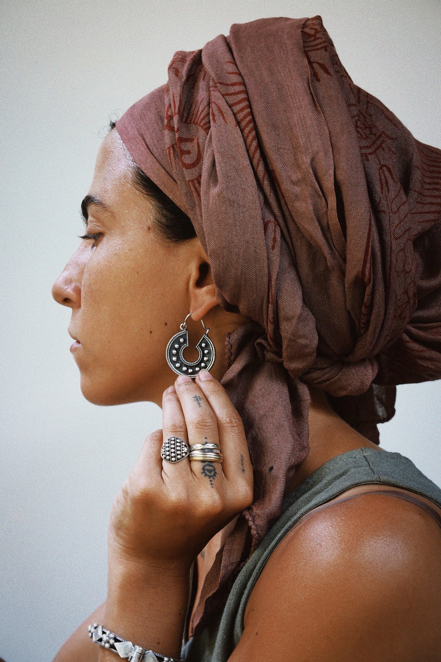 N237– Maru Handmade  Silver Earrings