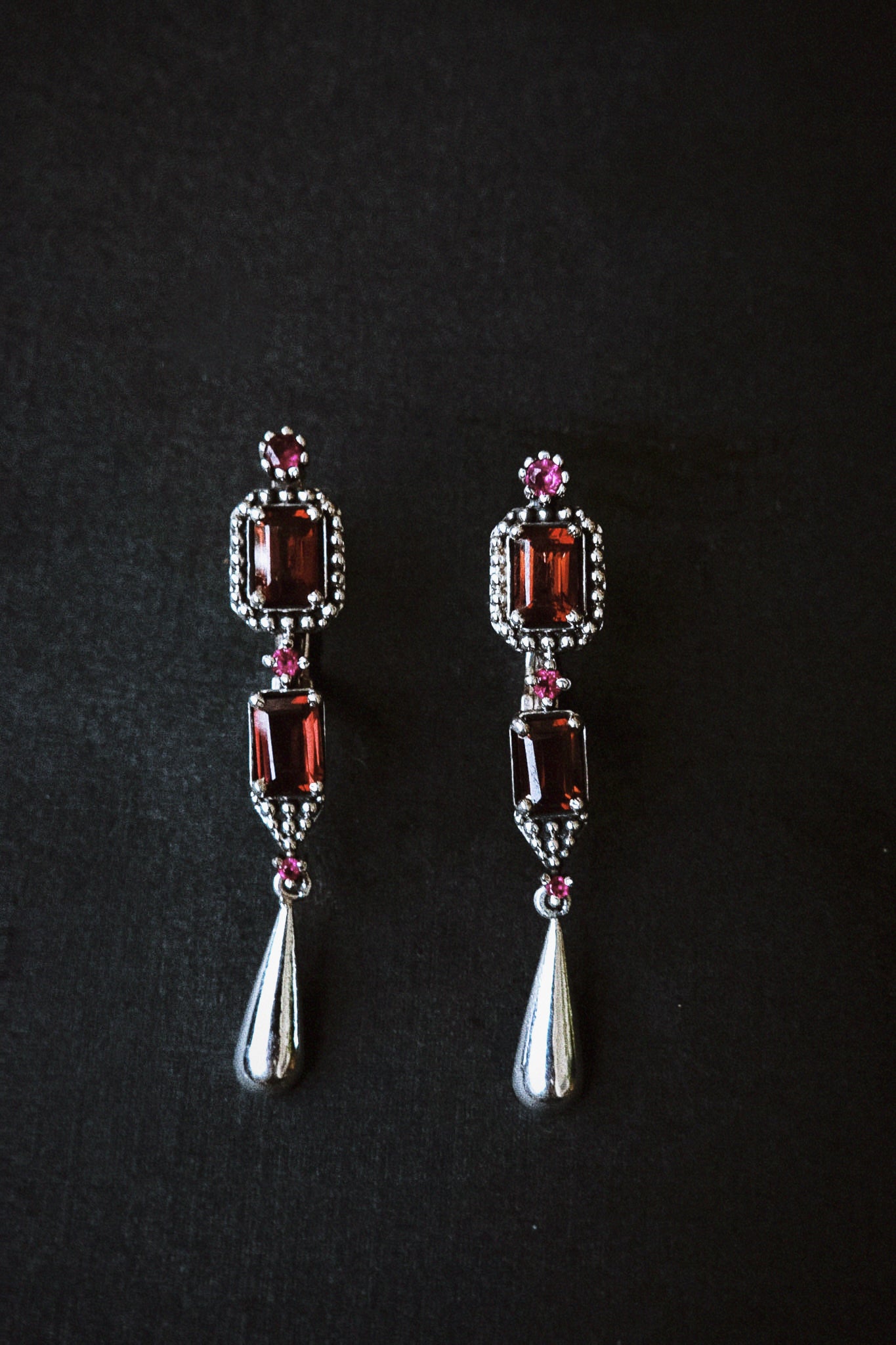 N232- Maharani 925 Silver  Earrings