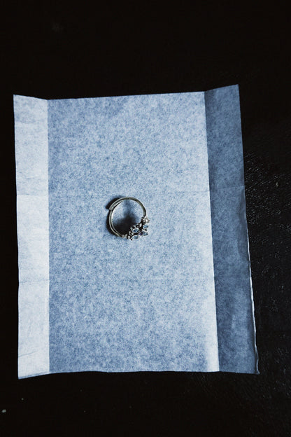 N235- Meher Rani 925 Silver Ring