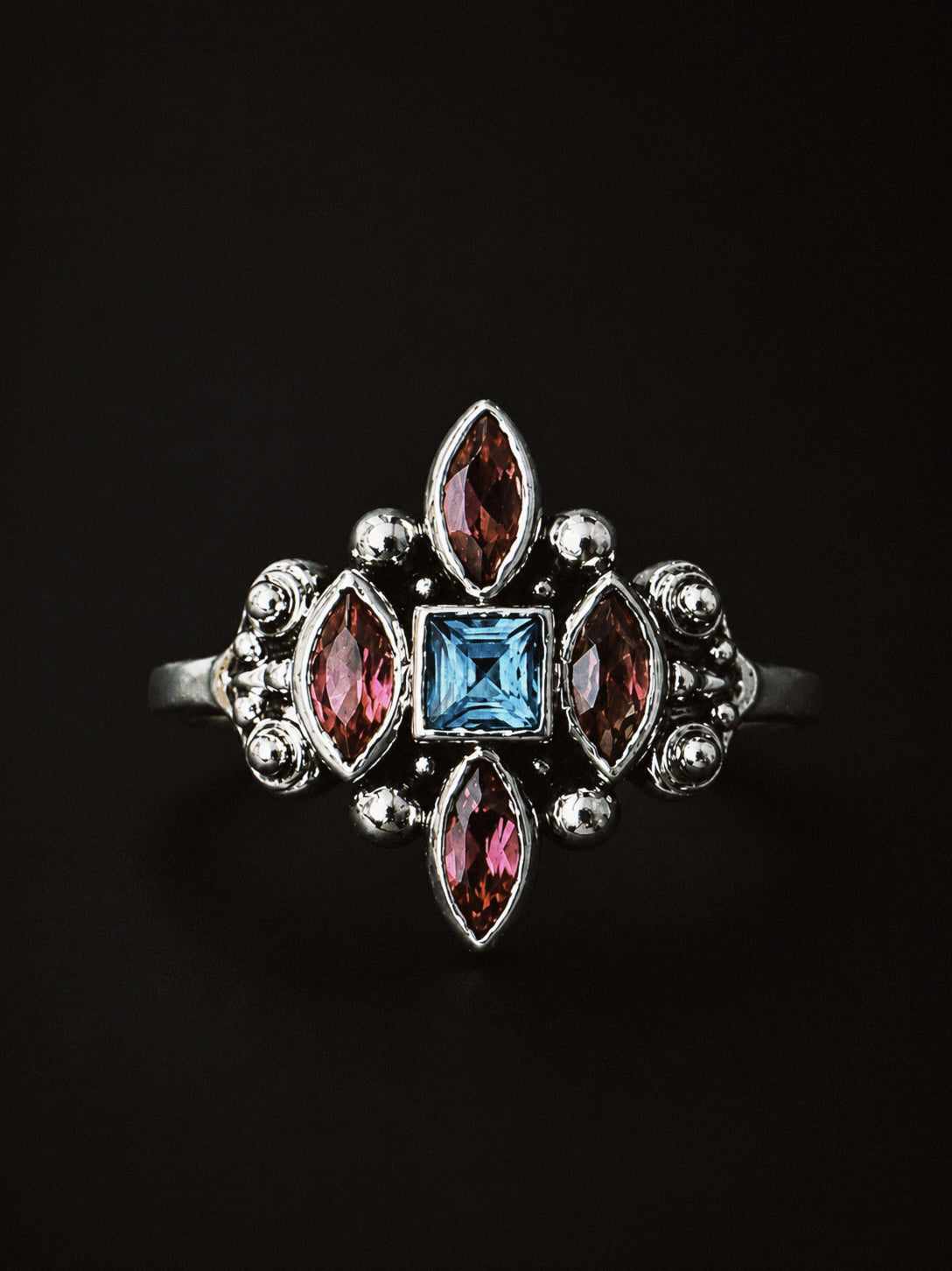 N235- Meher Rani 925 Silver Ring