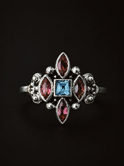 N235- Meher Rani 925 Silver Ring