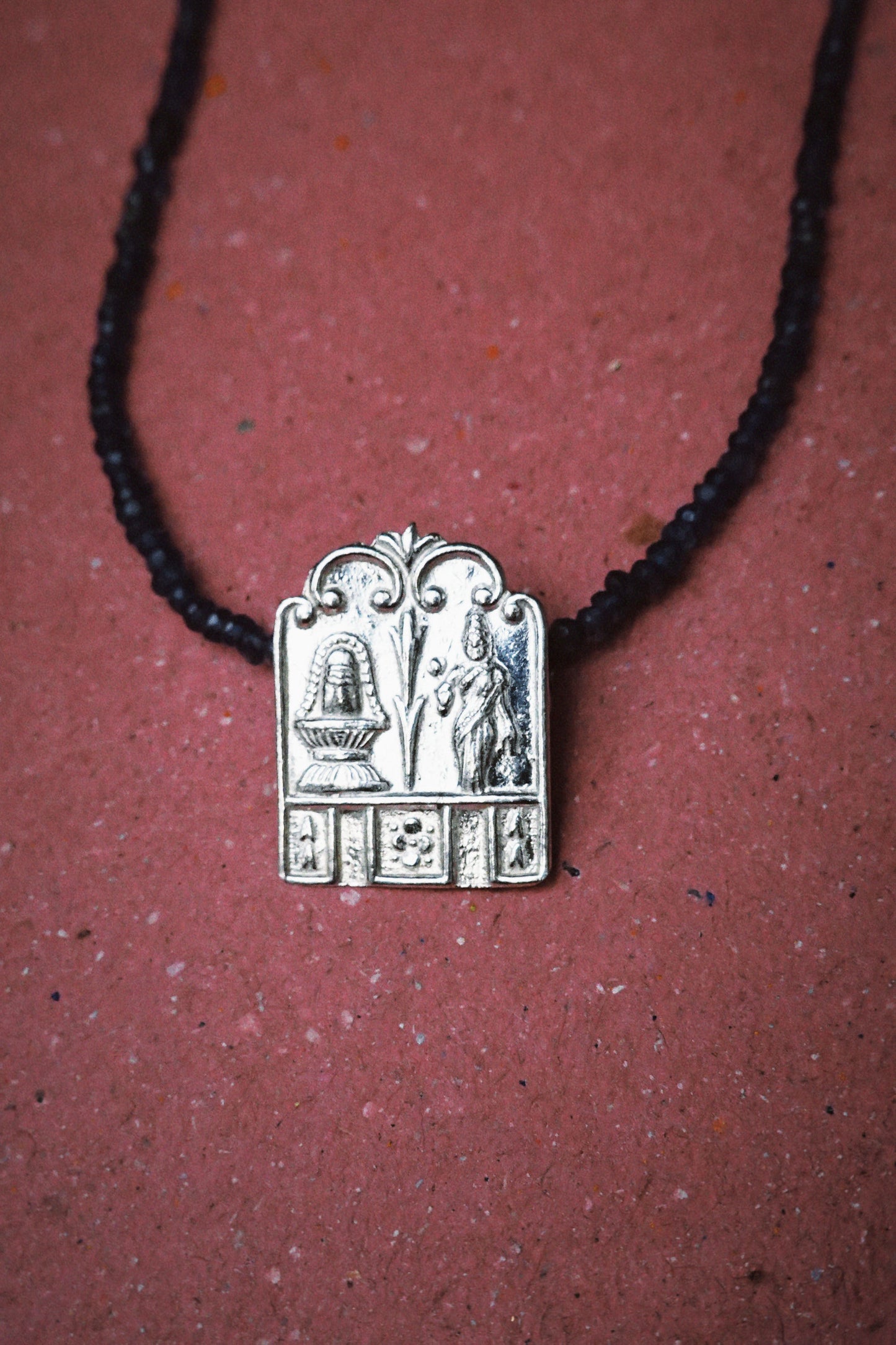 N247 – South Indian Thali Handmade 925 Silver Pendant