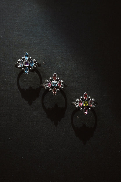 N235- Meher Rani 925 Silver Ring