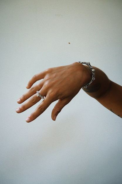 N242 – Bubble Handmade 925 Silver Ring