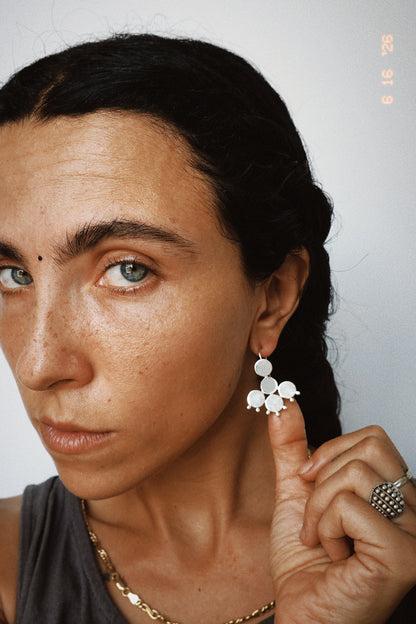 N231- Orbit Silver 925 Earrings