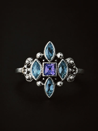 N235- Meher Rani 925 Silver Ring