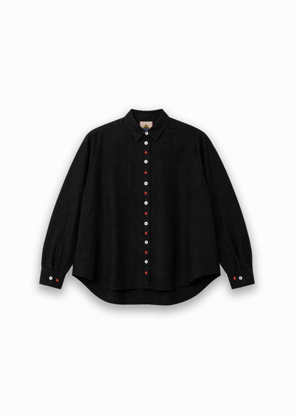 W3 – Long Sleeve Shirt | Hand-Embroidered Rayon