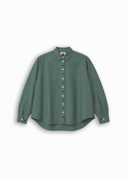 W3 – Long Sleeve Shirt | Hand-Embroidered Rayon