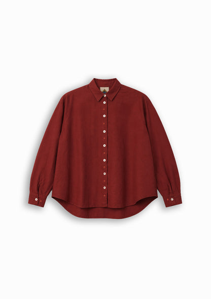 W3 – Long Sleeve Shirt | Hand-Embroidered Rayon